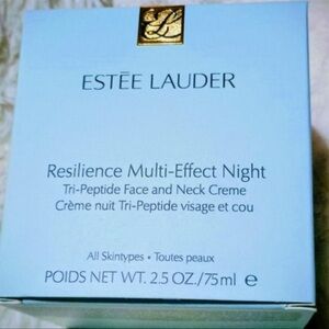 Estee Lauder Resilience Multi-Effect Night Cream - Light Blue